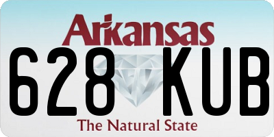 AR license plate 628KUB