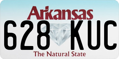 AR license plate 628KUC