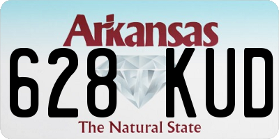 AR license plate 628KUD