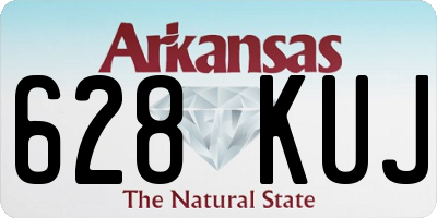AR license plate 628KUJ