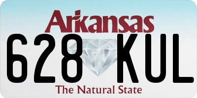 AR license plate 628KUL
