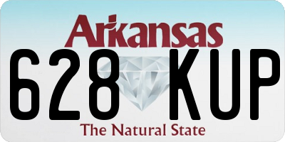 AR license plate 628KUP