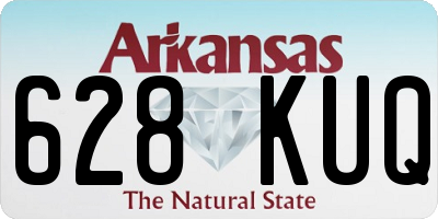 AR license plate 628KUQ