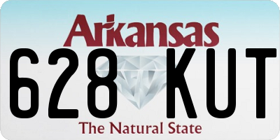 AR license plate 628KUT