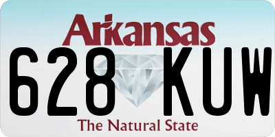 AR license plate 628KUW