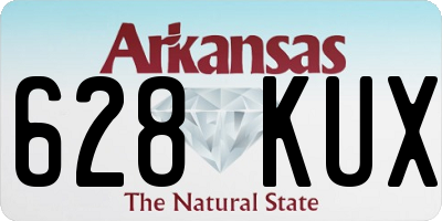 AR license plate 628KUX
