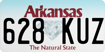 AR license plate 628KUZ