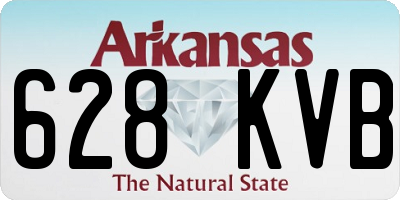 AR license plate 628KVB