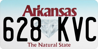 AR license plate 628KVC