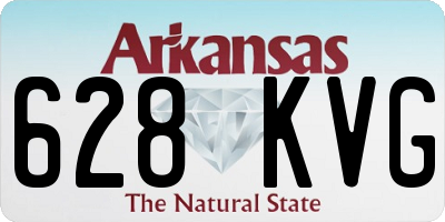 AR license plate 628KVG