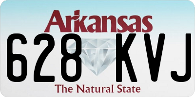 AR license plate 628KVJ