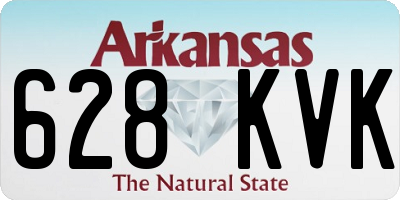 AR license plate 628KVK