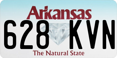 AR license plate 628KVN