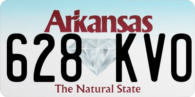AR license plate 628KVO