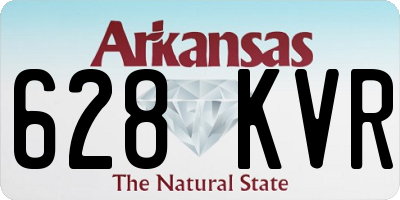 AR license plate 628KVR
