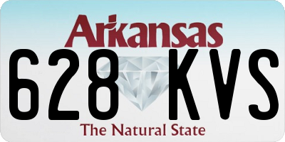 AR license plate 628KVS