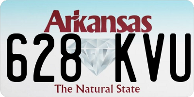 AR license plate 628KVU