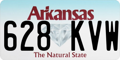 AR license plate 628KVW