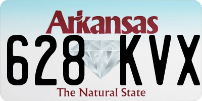 AR license plate 628KVX
