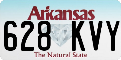 AR license plate 628KVY