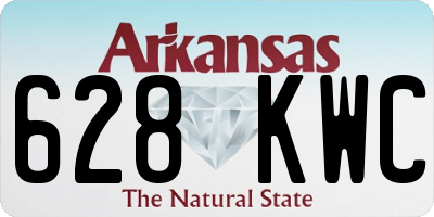 AR license plate 628KWC