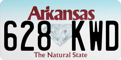 AR license plate 628KWD