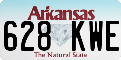 AR license plate 628KWE