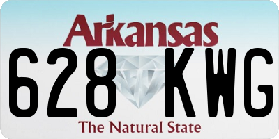 AR license plate 628KWG