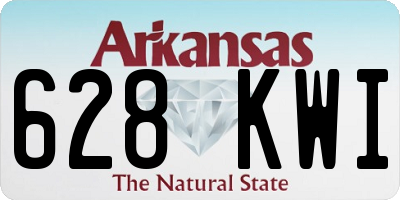 AR license plate 628KWI