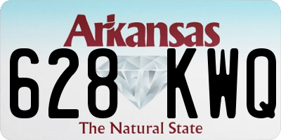 AR license plate 628KWQ