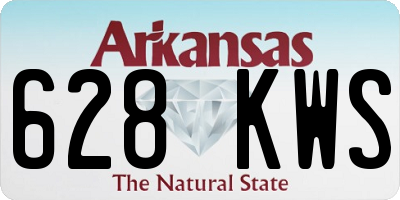 AR license plate 628KWS
