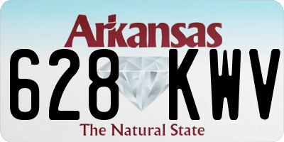 AR license plate 628KWV
