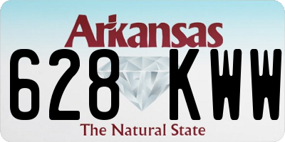 AR license plate 628KWW