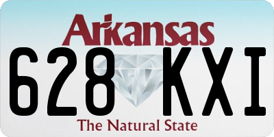 AR license plate 628KXI