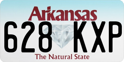 AR license plate 628KXP