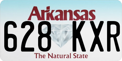 AR license plate 628KXR