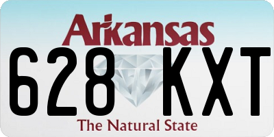 AR license plate 628KXT