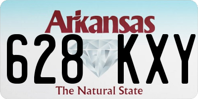 AR license plate 628KXY