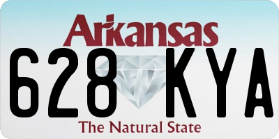 AR license plate 628KYA