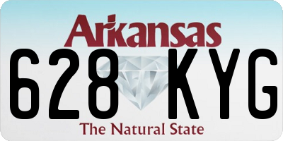 AR license plate 628KYG