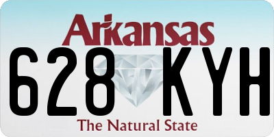 AR license plate 628KYH