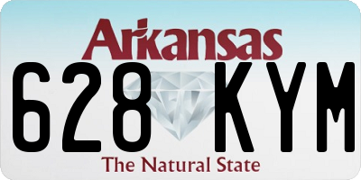 AR license plate 628KYM
