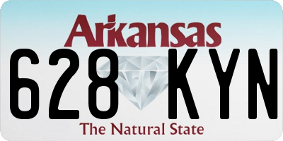 AR license plate 628KYN