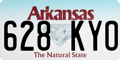 AR license plate 628KYO