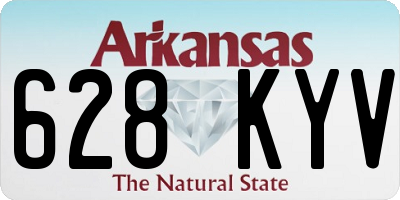 AR license plate 628KYV