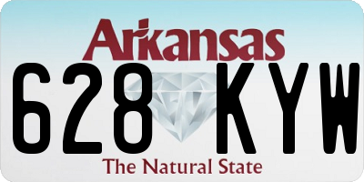 AR license plate 628KYW