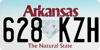 AR license plate 628KZH