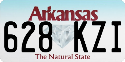 AR license plate 628KZI