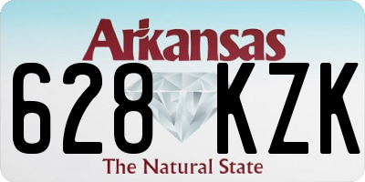 AR license plate 628KZK