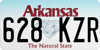 AR license plate 628KZR